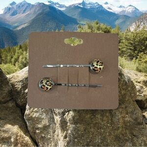 NEW Animal Print Design Bobby-pin Set